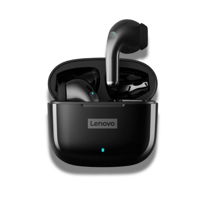 Fone Bluetooth 5.0 Lenovo LP40 – Som Estéreo, Cancelamento de Ruído, Resistência à Água, Microfone Integrado